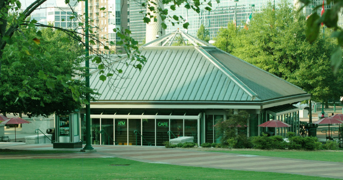 Centennial Olympic Park Visitor's Center Rear View